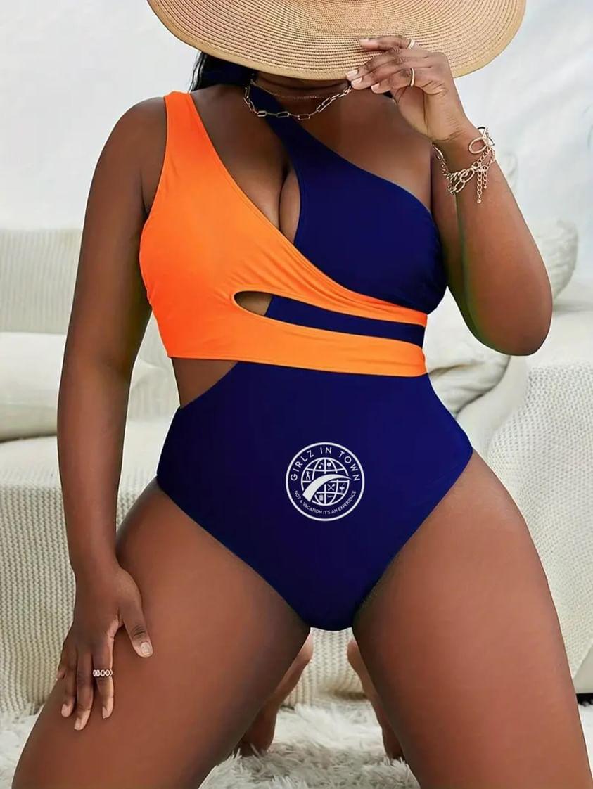 Plus Size  Dreamsicle Swimsuit