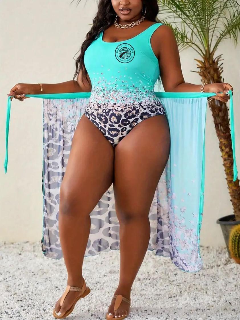 Plus Size 2 piece Summer Bliss Swimset