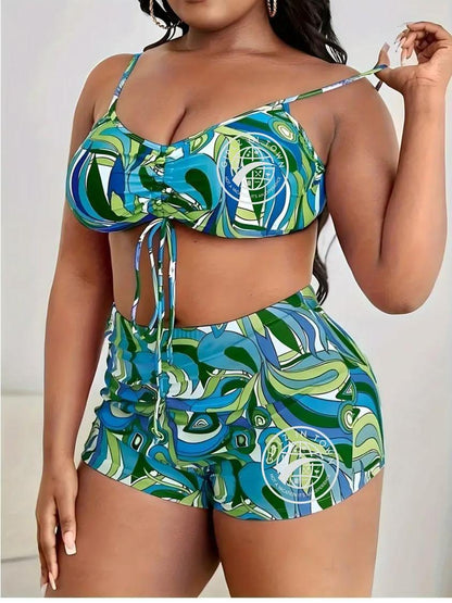 Plus Size Boho Splash  3 Piece Set